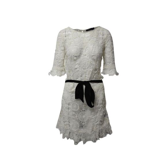 Pre Loved Ralph Lauren Vintage Ralph Lauren Lace Dress in White Cotton Women - Picture 1 of 7